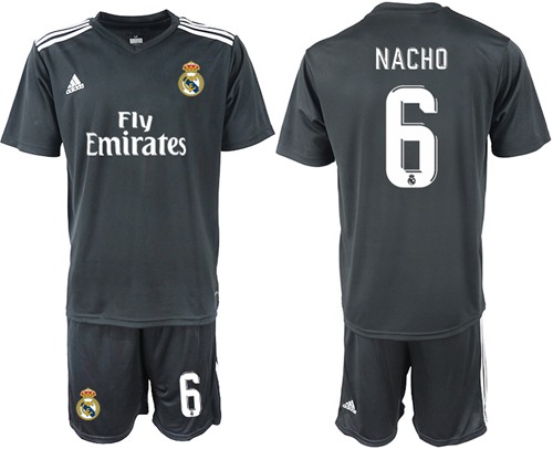 Real Madrid #6 Nacho Away Soccer Club Jersey