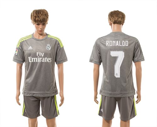Real Madrid #7 Ronaldo Away Soccer Club Jersey