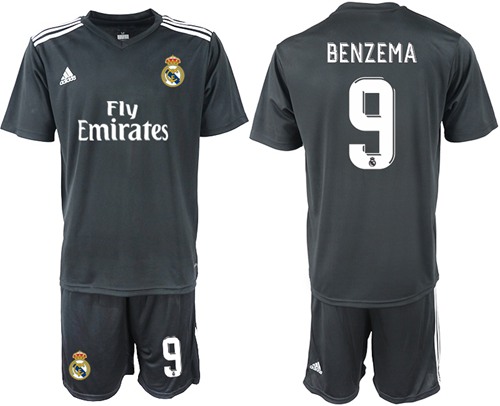 Real Madrid #9 Benzema Away Soccer Club Jersey