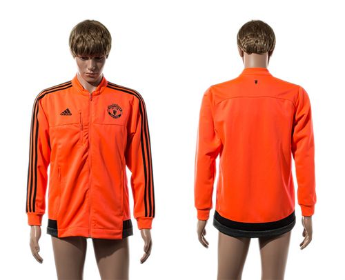 Real Madrid Soccer Jackets Orange