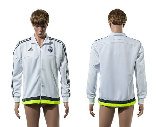 Real Madrid Soccer Jackets White