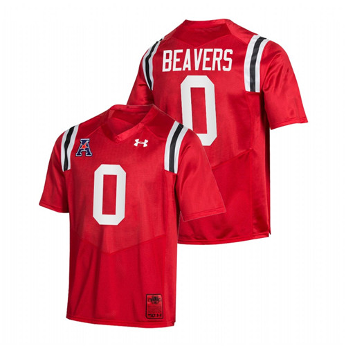 Red Men Cincinnati Bearcats Darrian Beavers College Football 150th Anniversary Special Game Jersey