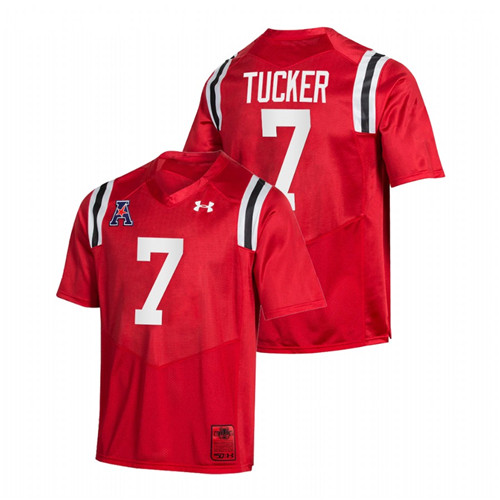 Red Men Cincinnati Bearcats Tre Tucker College Football 150th Anniversary Special Game Jersey