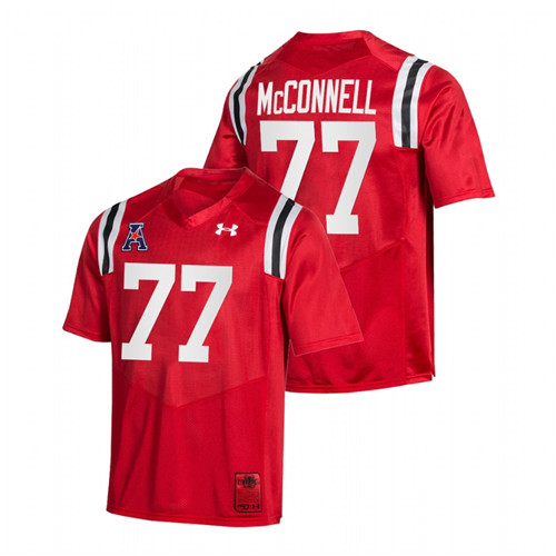 Red Men Cincinnati Bearcats Vincent McConnell College Football 150th Anniversary Special Game Jersey