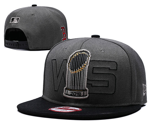 Red Sox 2018 World Series Champions Gray Adjustable Hat GS
