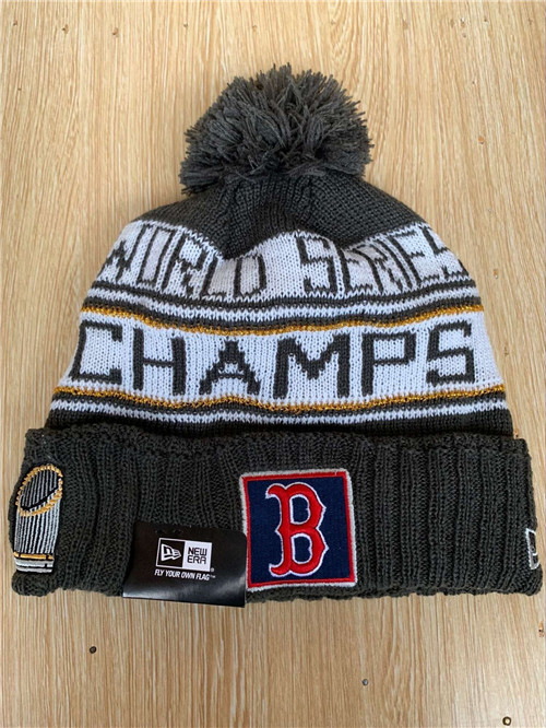 Red Sox 2018 World Series Champions Pom Knit Hat YD