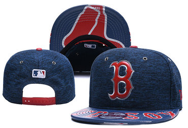 Red Sox Team Logo Navy Adjustable Hat YD