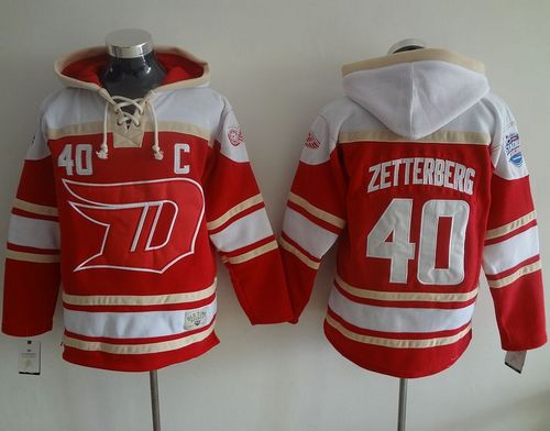 Red Wings #40 Henrik Zetterberg Red 2016 Stadium Series NHL Jersey