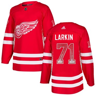 Red Wings 71 Dylan Larkin Red Drift Fashion Adidas Jersey