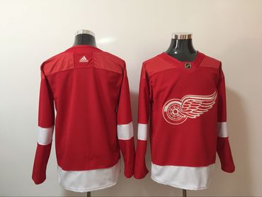 Red Wings Blank Red Adidas Jersey
