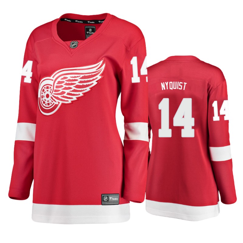 Red Wings Gustav Nyquist Red Breakaway Player Home Jersey