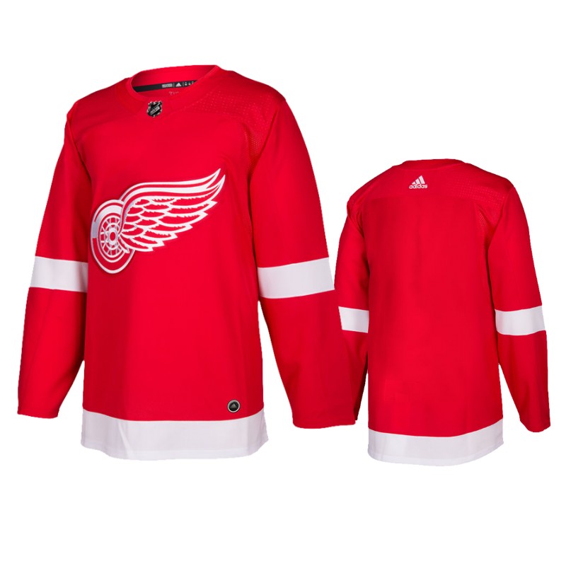 Red Wings Red Authentic Blank Home Jersey