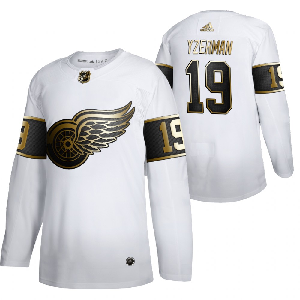 Red Wings Steve Yzerman Men's Retired Golden Edition Jersey