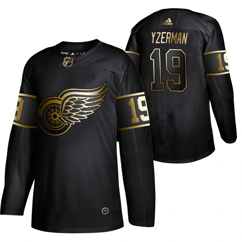 Red Wings Steve Yzerman Men's Retired Player 2019 Golden Edition Jersey