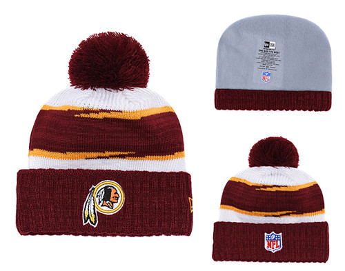 Redskins Fresh Logo Burgundy Knit Hat YD