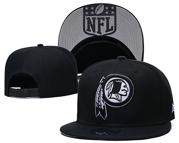 Redskins Team Logos Adjustable Black Hat GS