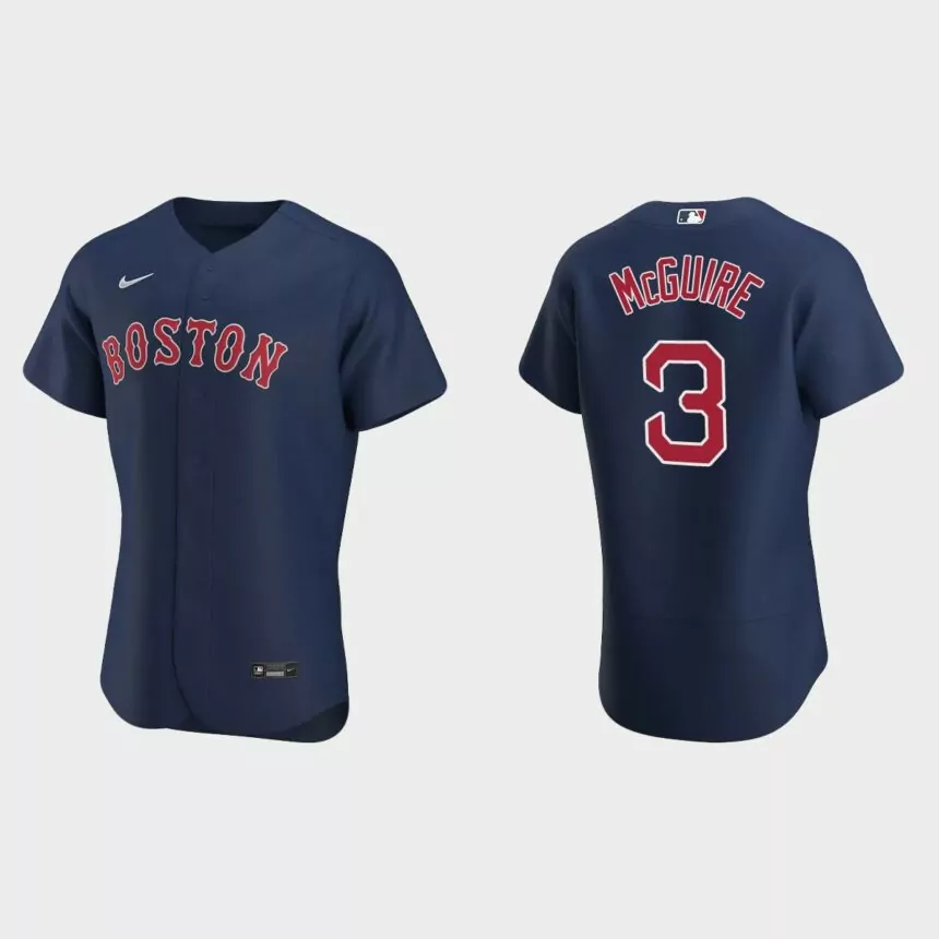 Reese McGuire Boston Red Sox Authentic Alternate Jersey – Navy