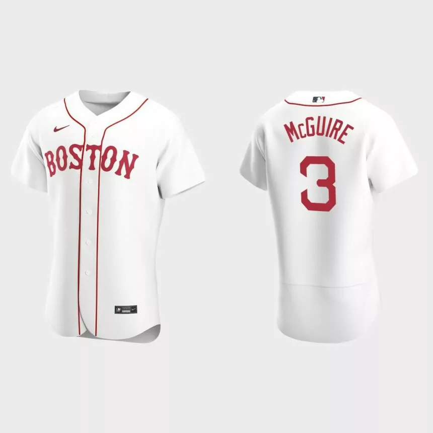 Reese McGuire Boston Red Sox Authentic Alternate Jersey – White