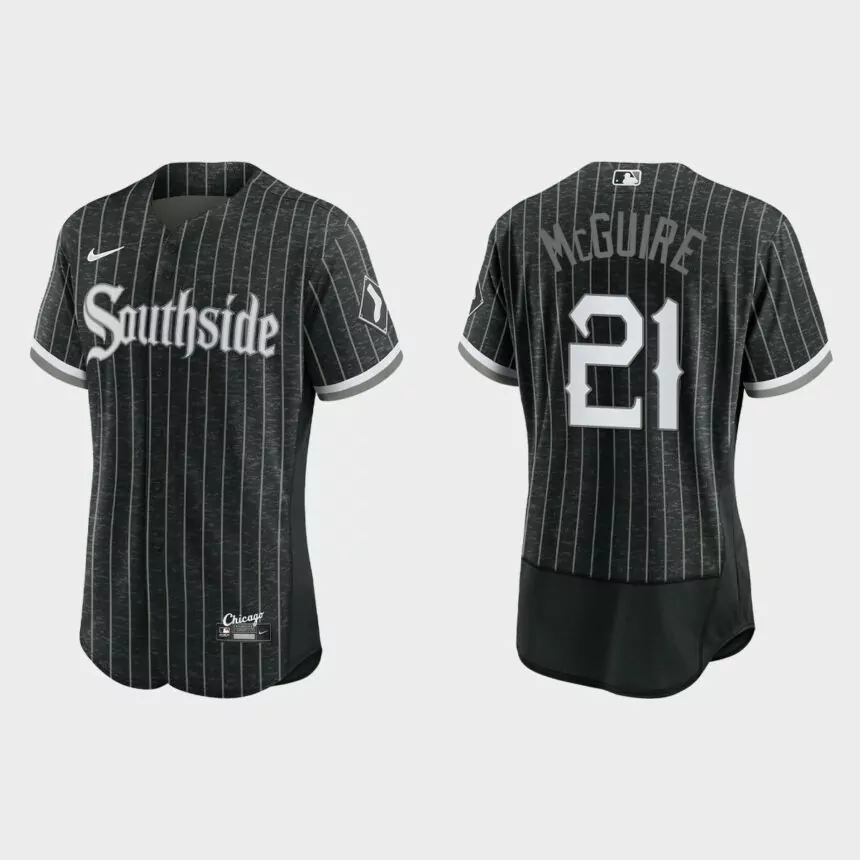 Reese McGuire Chicago White Sox City Connect Authentic Jersey – Black