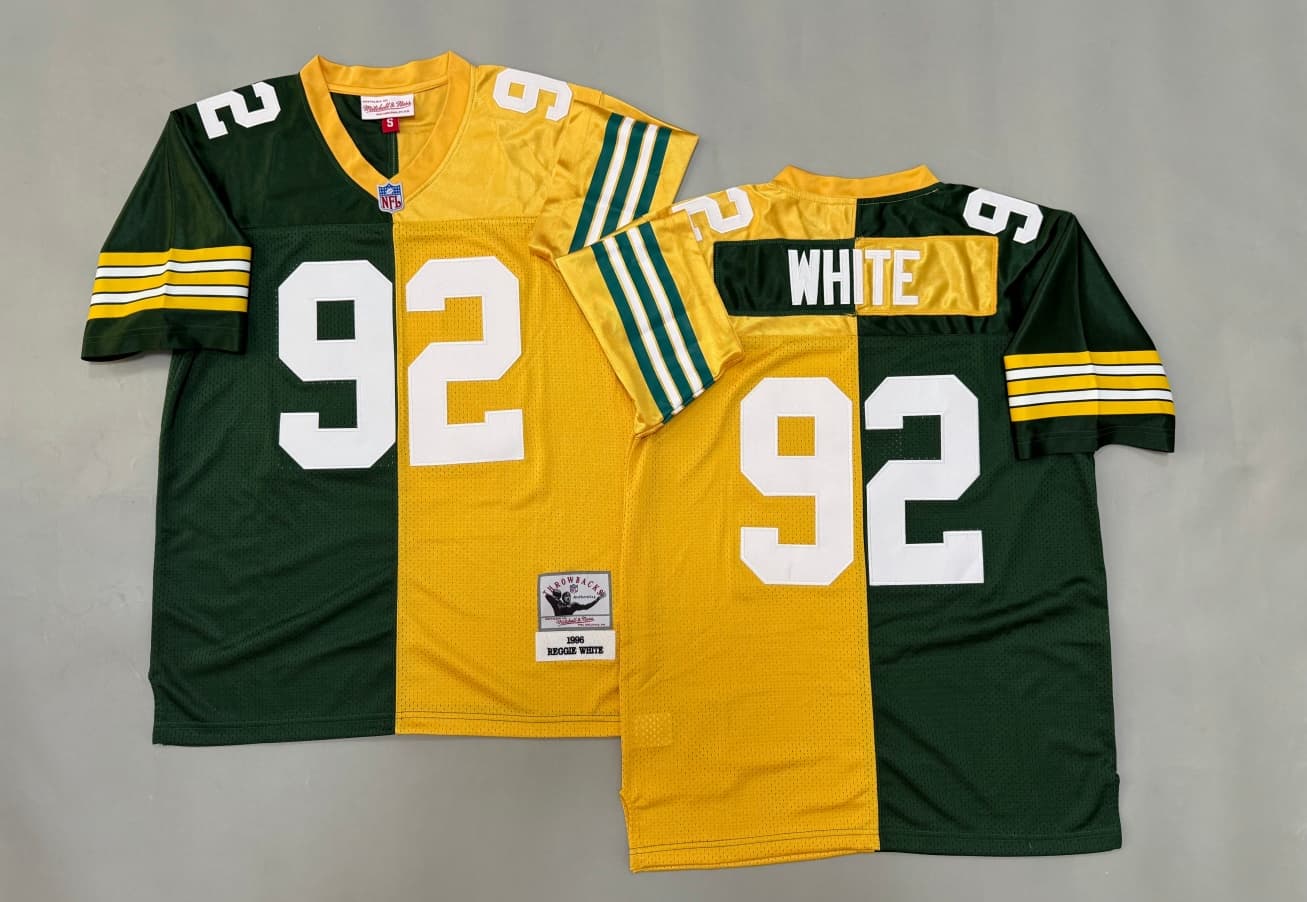 Reggie White #92 Green Bay Packers Stitched    Jersey