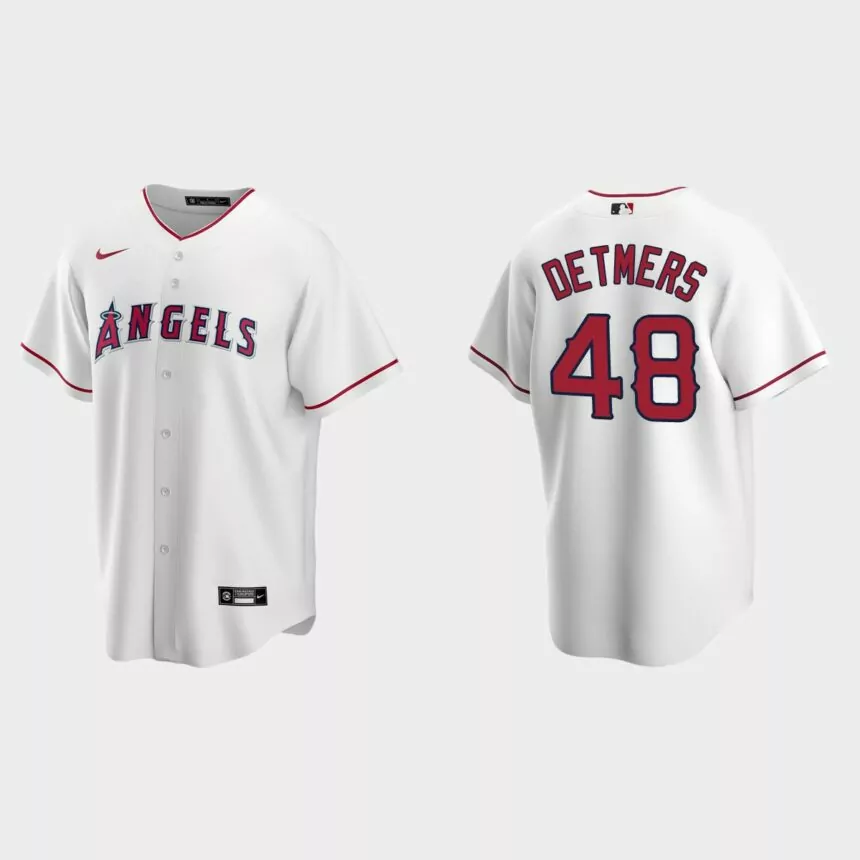 Reid Detmers Los Angeles Angels Replica Home Jersey – White