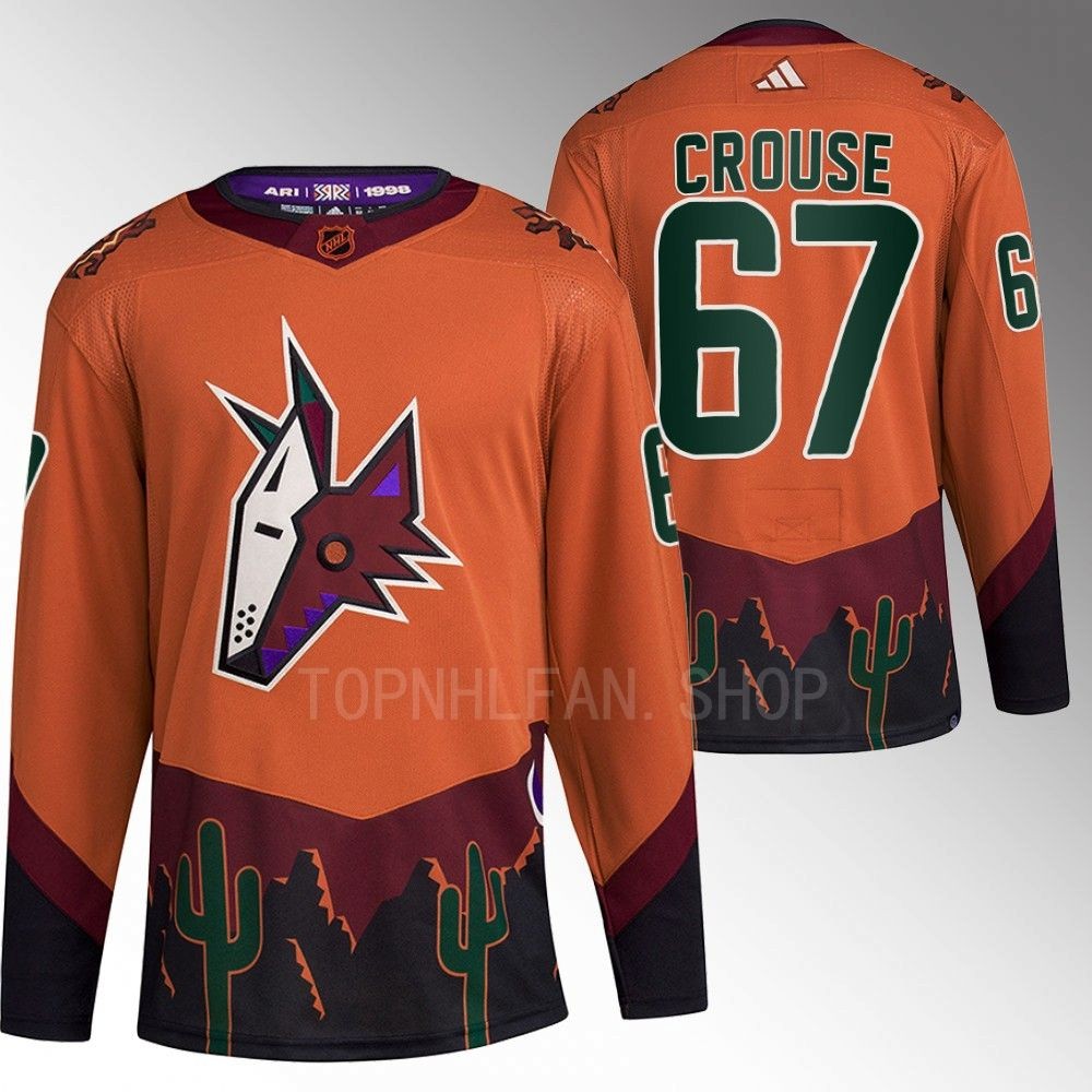 Reverse Retro 2.0 Arizona Coyotes Lawson Crouse 2022 Orange Authentic Primegreen Jersey men's