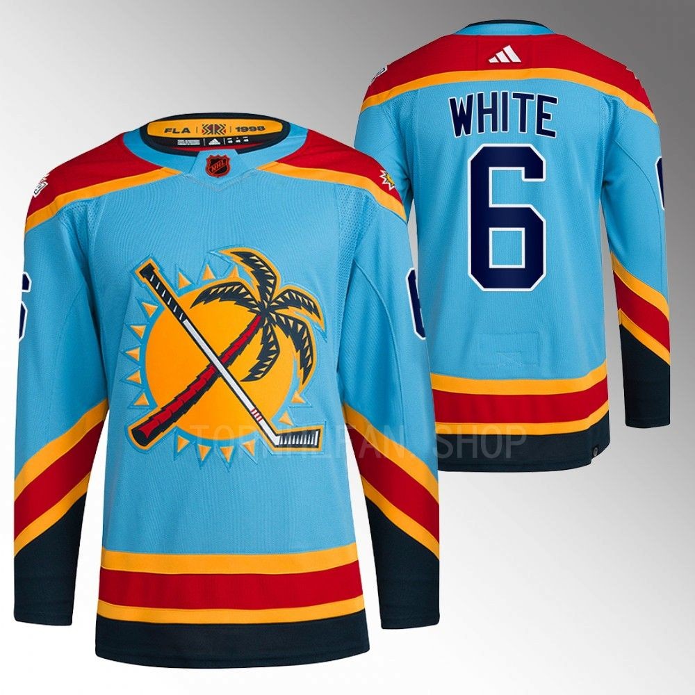 Reverse Retro 2.0 Florida Panthers Colin White 2022 Blue Authentic Primegreen Jersey men's