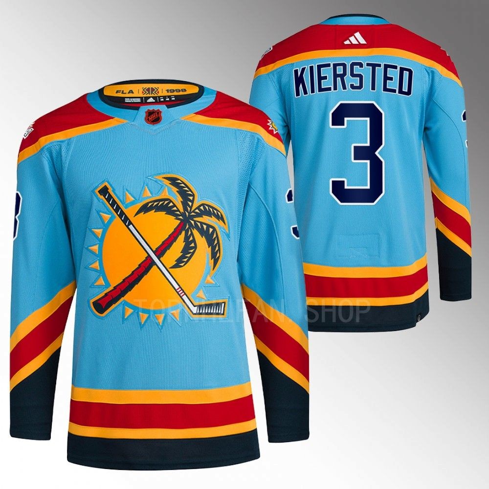 Reverse Retro 2.0 Florida Panthers Matt Kiersted 2022 Blue Authentic Primegreen Jersey men's