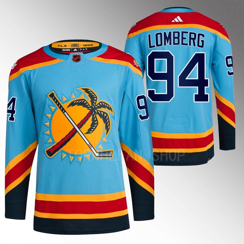 Reverse Retro 2.0 Florida Panthers Ryan Lomberg 2022 Blue Authentic Primegreen Jersey men's