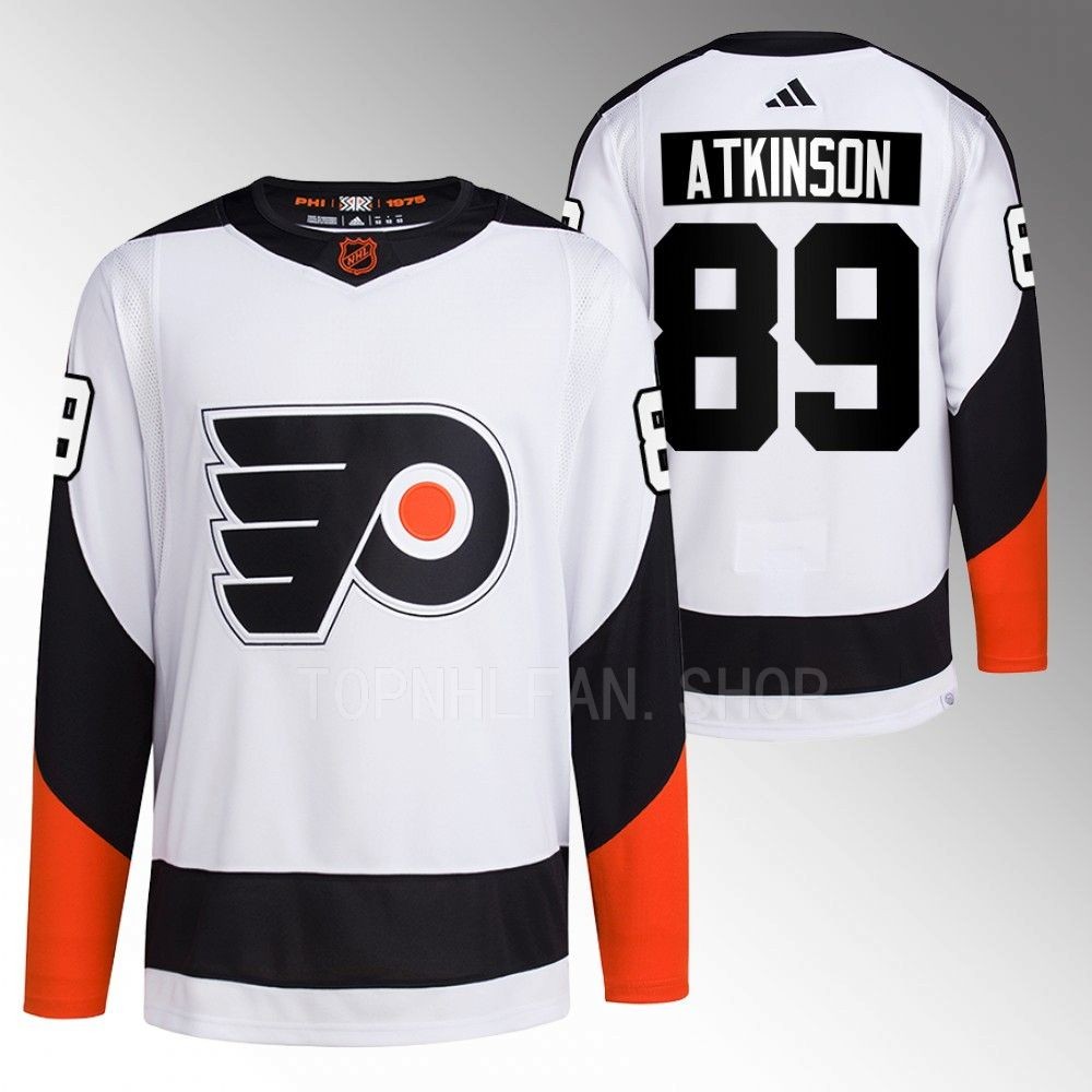 Reverse Retro 2.0 Philadelphia Flyers Cam Atkinson 2022 White Authentic Primegreen Jersey men's
