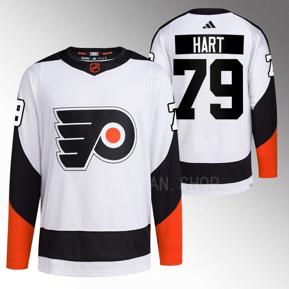 Reverse Retro 2.0 Philadelphia Flyers Carter Hart 2022 White Authentic Primegreen Jersey men's