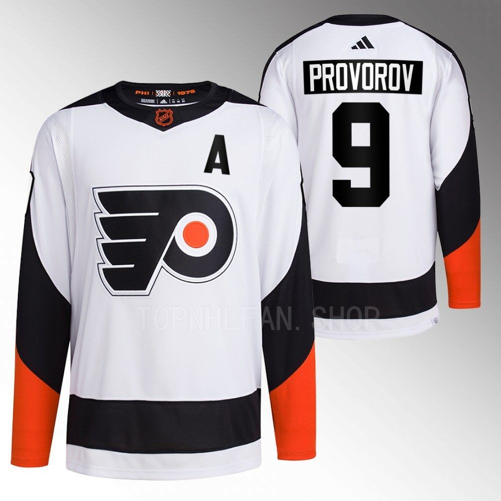 Reverse Retro 2.0 Philadelphia Flyers Ivan Provorov 2022 White Authentic Primegreen Jersey men's