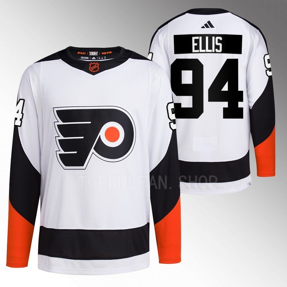 Reverse Retro 2.0 Philadelphia Flyers Ryan Ellis 2022 White Authentic Primegreen Jersey men's