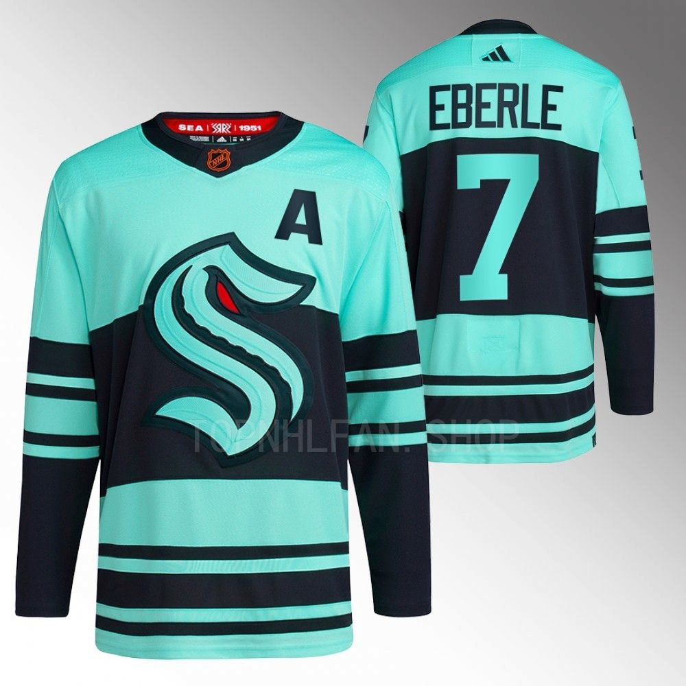 Reverse Retro 2.0 Seattle Kraken Jordan Eberle 2022 Ice Blue Authentic Primegreen Jersey men's