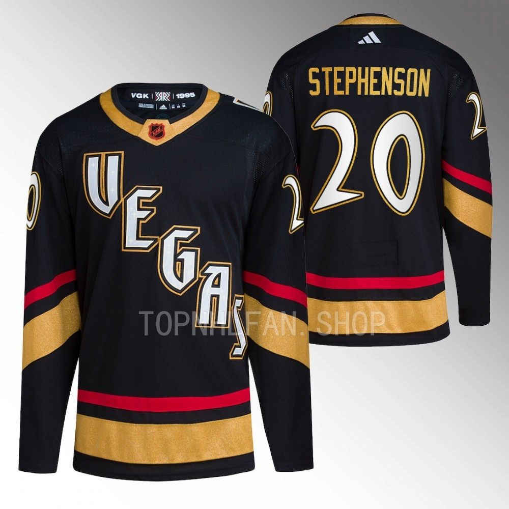 Reverse Retro 2.0 Vegas Golden Knights Chandler Stephenson 2022 Black Primegreen Authentic Jersey men's