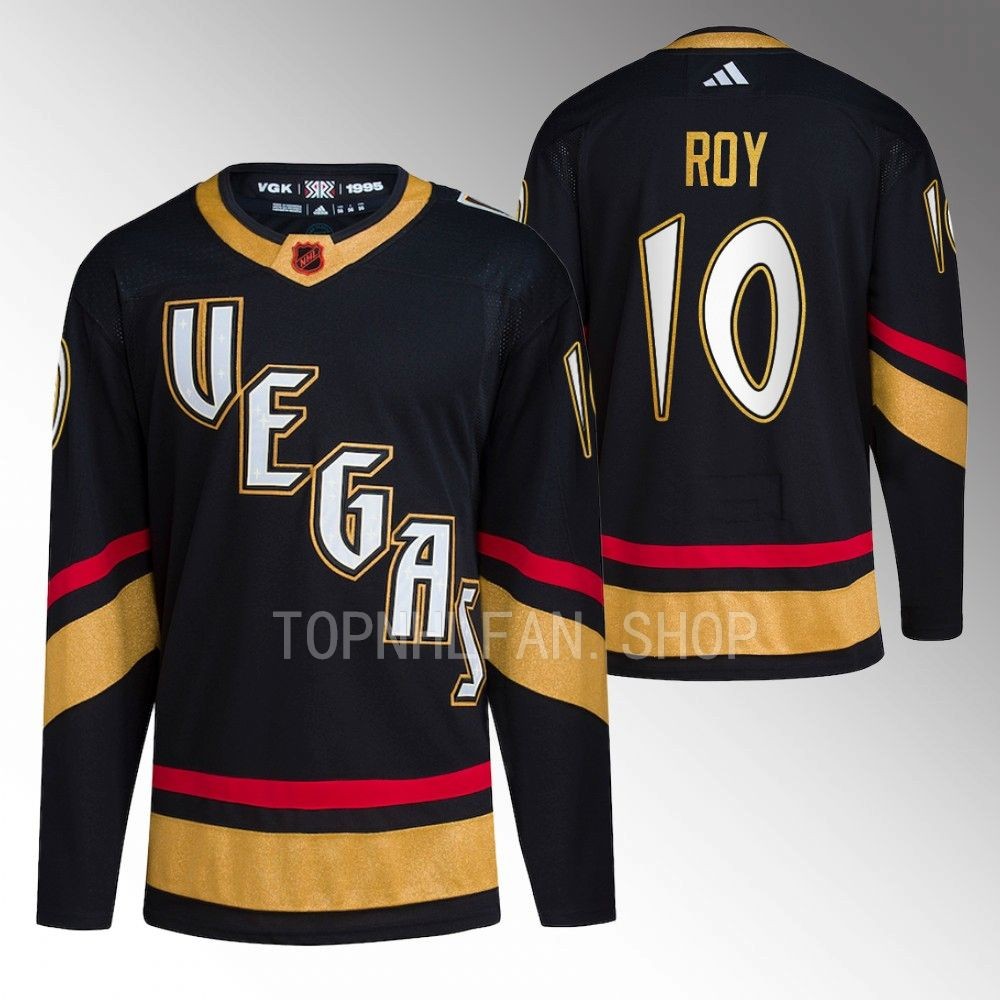 Reverse Retro 2.0 Vegas Golden Knights Nicolas Roy 2022 Black Primegreen Authentic Jersey men's
