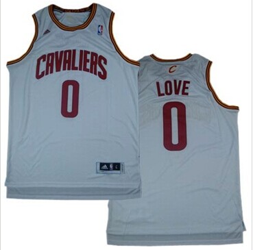 Revolution 30 Cavaliers #0 Kevin Love White Stitched NBA Jersey