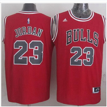 Revolution 30 Chicago Bulls #23 Michael Jordan Red Stitched NBA Jersey