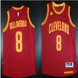 Revolution 30 Cleveland Cavaliers #8 Matthew Dellavedova Red Stitched NBA Jersey