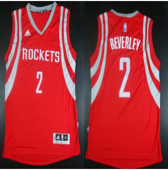 Revolution 30 Houston Rockets #2 Patrick Beverley Red Road Stitched NBA Jersey