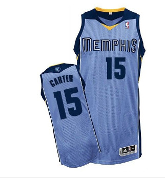 Revolution 30 Memphis Grizzlies #15 Vince Carter Light Blue Stitched NBA Jersey