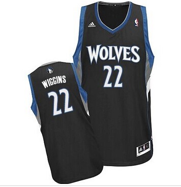 Revolution 30 Minnesota Timberwolves #22 Andrew Wiggins Black NBA Jersey