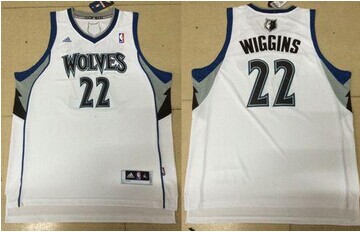 Revolution 30 Minnesota Timberwolves #22 Andrew Wiggins White Stitched NBA Jersey