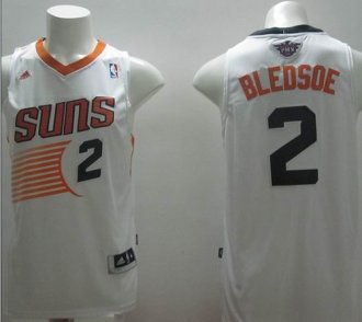 Revolution 30 Phoenix Suns #2 Eric Bledsoe White Stitched NBA Jersey