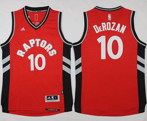 Revolution 30 Toronto Raptors #10 DeMar DeRozan Red Stitched NBA Jersey