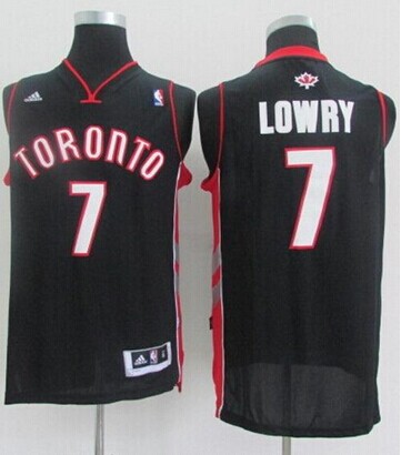 Revolution 30 Toronto Raptors #7 Kyle Lowry Black Stitched NBA Jersey