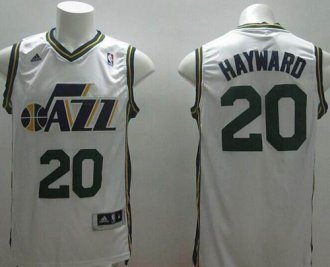 Revolution 30 Utah Jazz #20 Gordon Hayward White Stitched NBA Jersey
