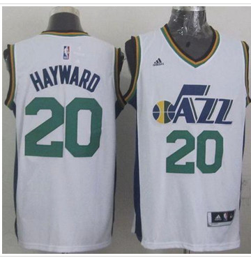 Revolution 30 Utah Jazz #20 Gordon Hayward White Stitched NBA Jersey
