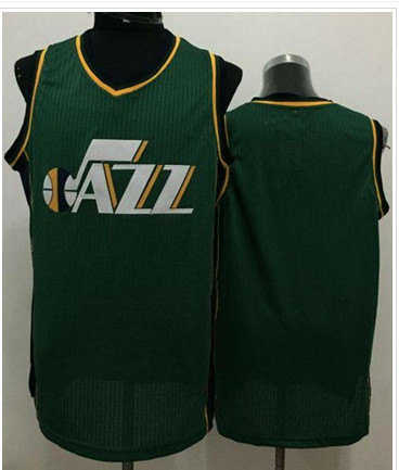 Revolution 30 Utah Jazz Blank Green Stitched NBA Jersey