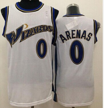 Revolution 30 Washington Wizards #0 Gilbert Arenas White NBA Jersey